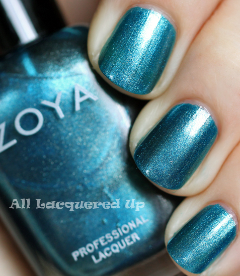 zoya noel nail polish swatch from the zoya gems jewels holiday 2011 collection