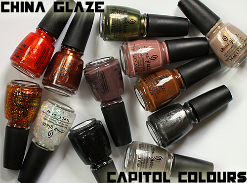 china glaze capitol colours hunger games nail polish collection China Glaze Capitol Colours   The Hunger Games Nail Polish Collection Swatches & Review