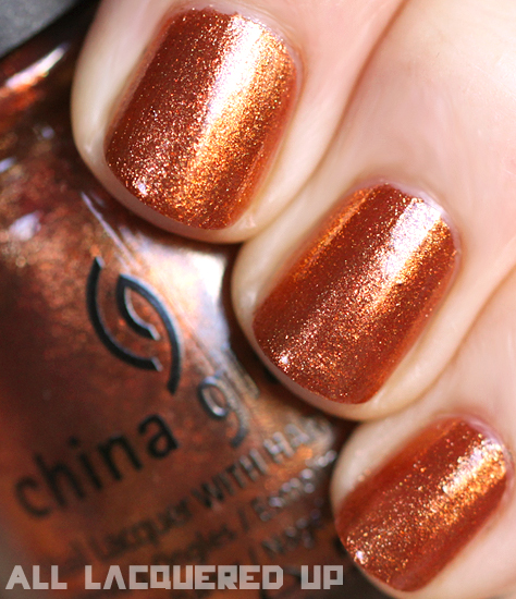 china glaze harvest moon nail polish swatch capitol colours hunger games China Glaze Capitol Colours   The Hunger Games Nail Polish Collection Swatches & Review