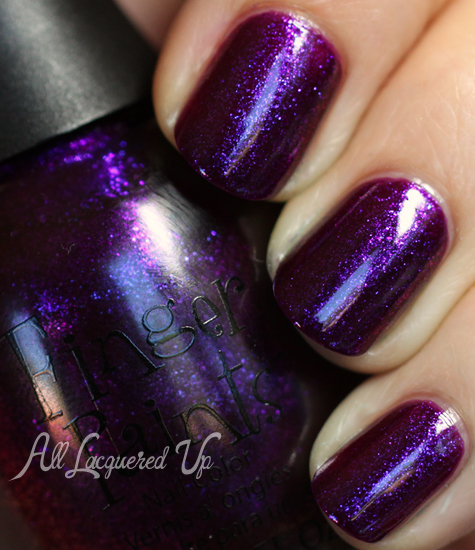 finger paints plum startled nail polish swatch fall surprises 2012