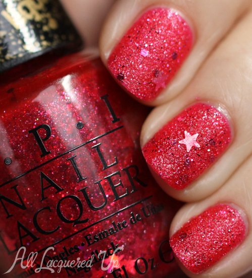Red sparkle shop opi nail polish