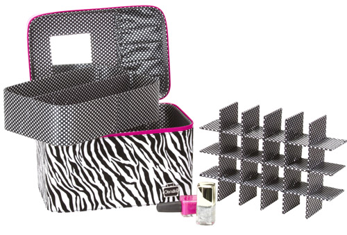 Caboodles, Makeup, Caboodles Polka Dot Cosmetic Makeup Case Box