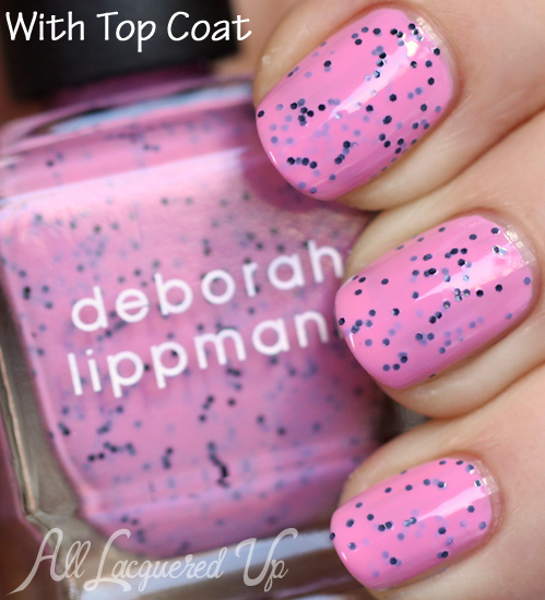 deborah-lippmann-im-not-edible-speckled-nail-polish-swatch-top-coat