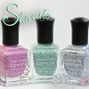 Deborah Lippmann “Staccato” Speckled Nail Polish Collection Swatches & Review