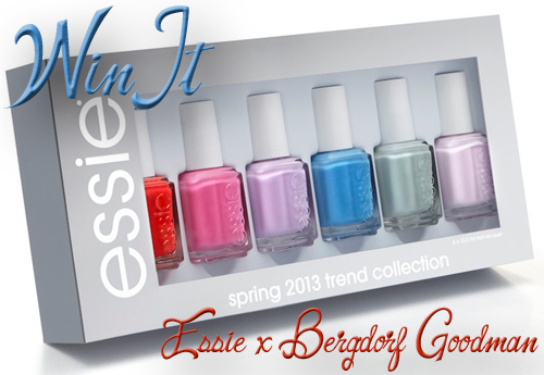 Win it! - Essie x Bergdorf Goodman Spring 2013 nail polish collection