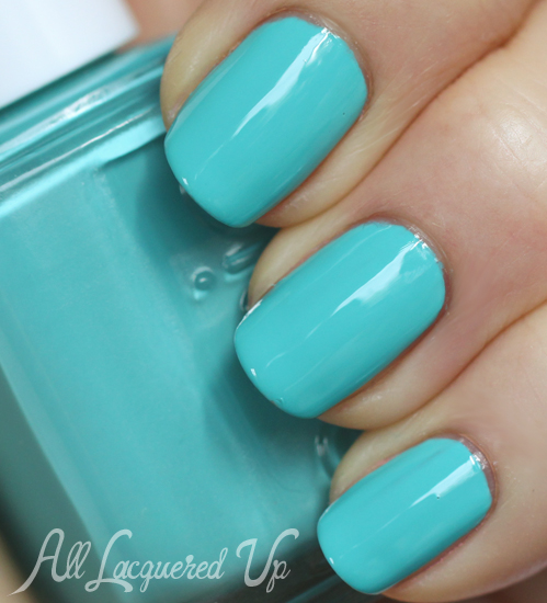 Essie In The Cab-ana nail polish swatch