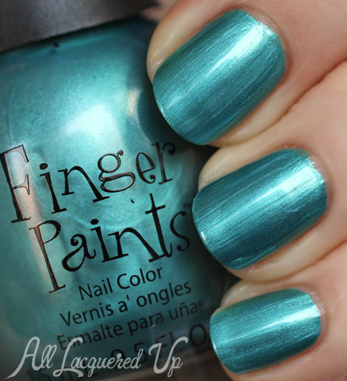 FingerPaints Hoppy Go Lucky nail polish swatch