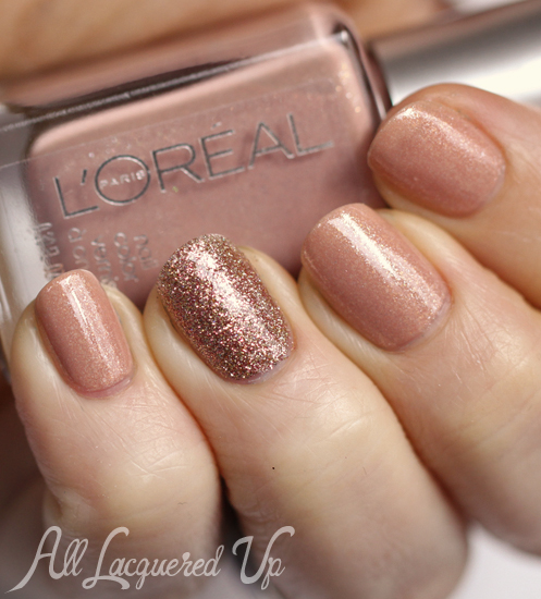 mani-monday-loreal-so-chic-china-glaze-champagne-kisses-nail-polish-swatch