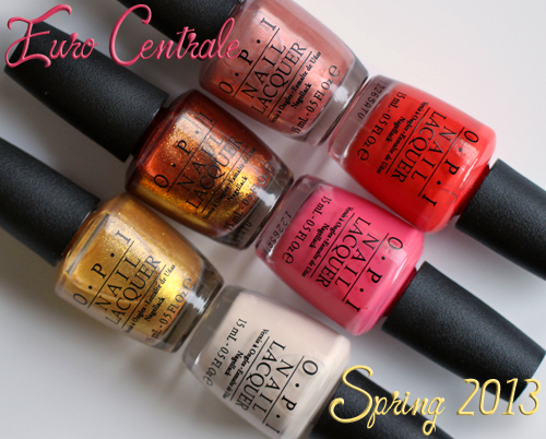 OPI Euro Centrale Spring 2013 nail polish collection