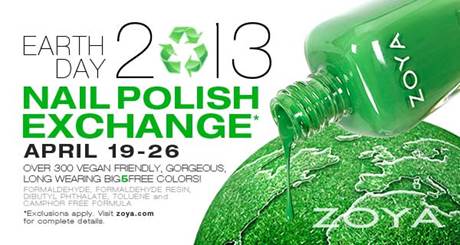 Zoya Earth Day 2013 Nail Polish Exchange