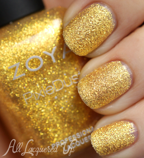 Zoya Solange PixieDust nail polish swatch