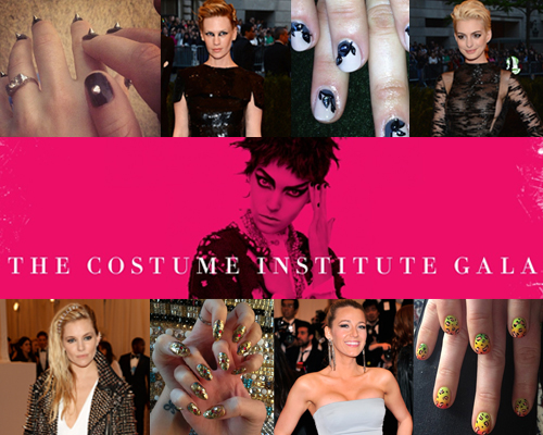 2013 Costume Institute Gala Met Ball nail art looks