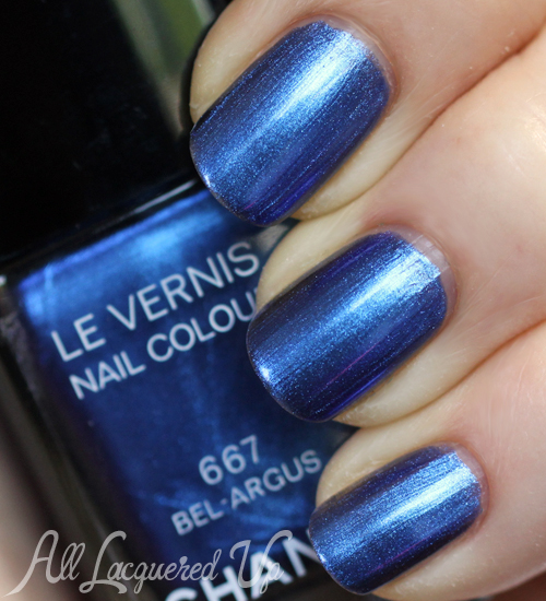 Chanel Bel-Argus Le Vernis nail polish swatch