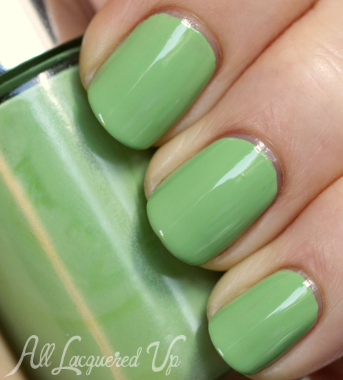 Clinique Hula Skirt nail polish swatch