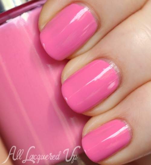 Clinique Pinkini nail polish swatch