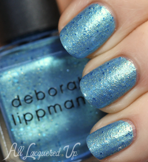 Deborah Lippmann Mermaid's Eyes nail polish swatch