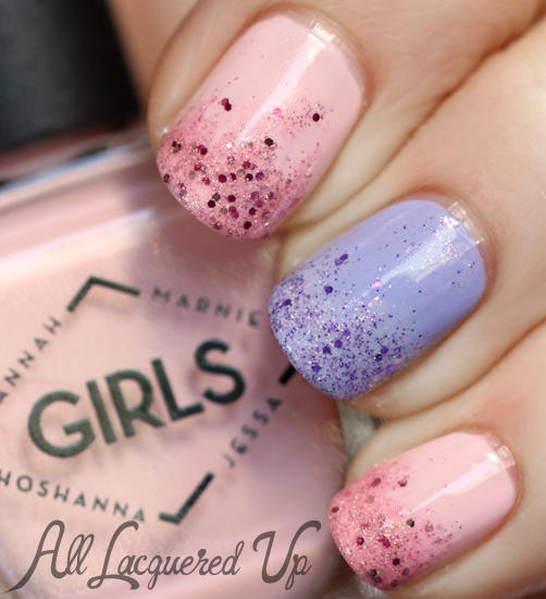 Deborah Lippmann Mermaids Glitter Gradient Nail Art