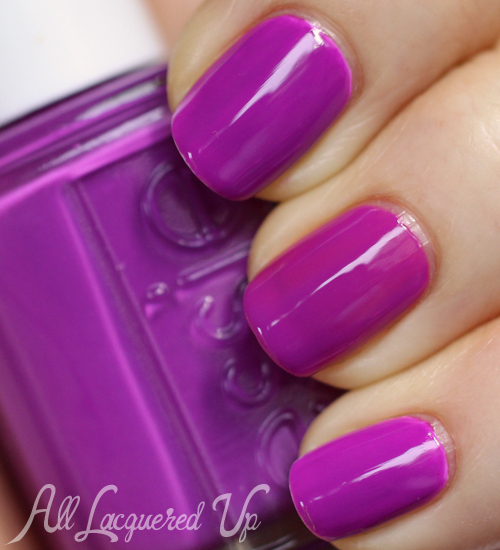 Essie DJ Play That Song neon nail polish swatch