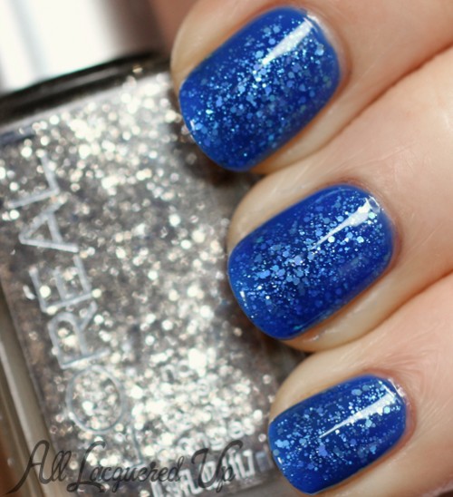 Jelly glitter sandwich manicure using L'Oréal Paris Miss Candy Colour Riche Nail Polish