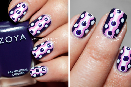 My Awesome Beauty by Sophie Retro Dots Manicure