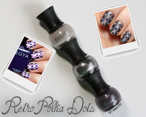 Retro Polka Dot Manicure Nail Art Tutorial using Physician's Formula Endless Color