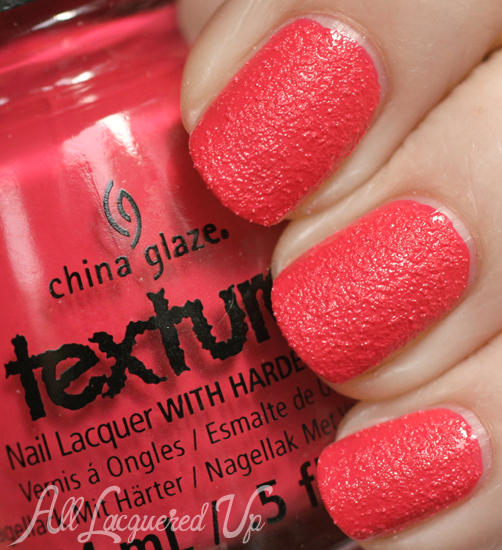 China Glaze Bump and Grind Texture nail polish swatch