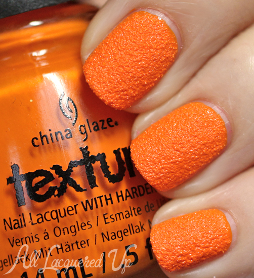 China Glaze Toe-Tally Textured Texture nail polish swatch