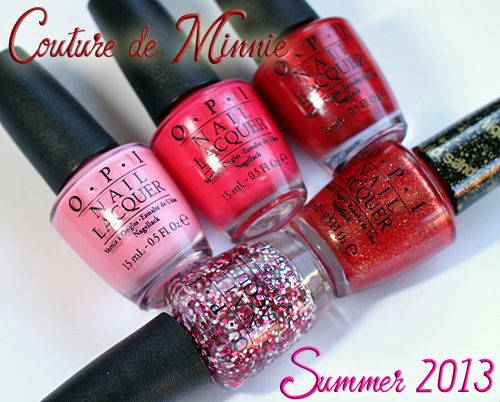 OPI Couture de Minnie nail polish collection