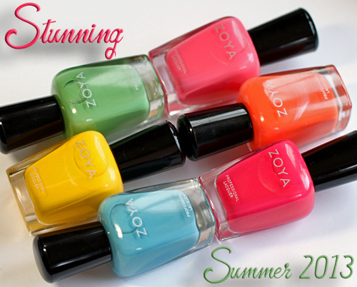 Zoya Stunning nail polish collection for Summer 2013