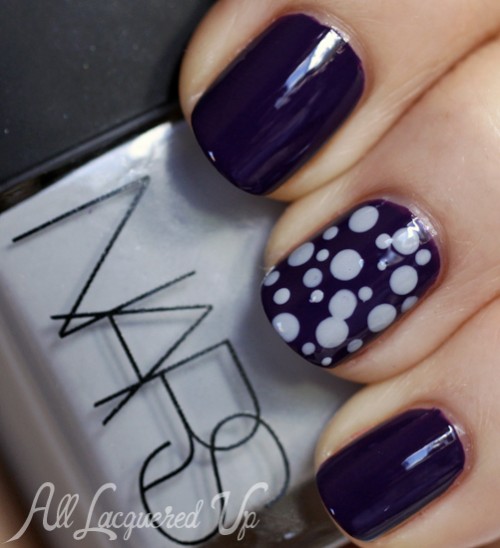 NARS Fall 2013 Galathee and Fury dotticure nail art