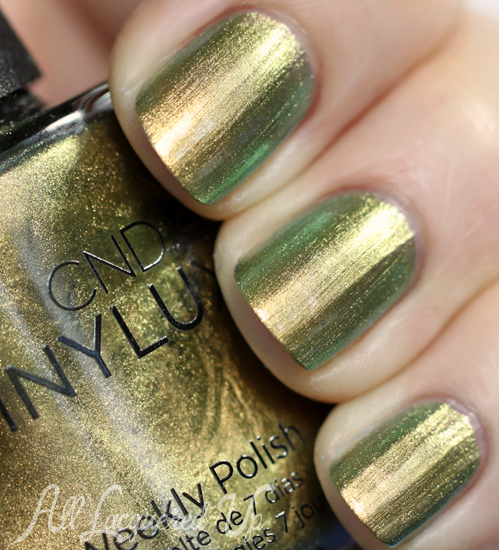 CND Gilded Pleasure VINYLUX weekly nail polish swatch