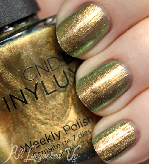 CND VINYLUX Gilded Pleasure weekly nail polish swatch