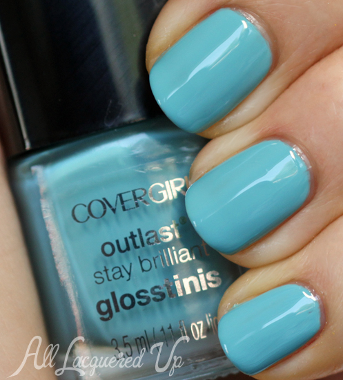 COVERGIRL Blue Hawaiian Glosstinis nail polish swatch