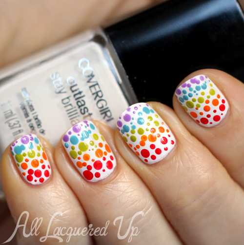 COVERGIRL Glosstinis Nail Art - Rainbow Gradient Dotticure