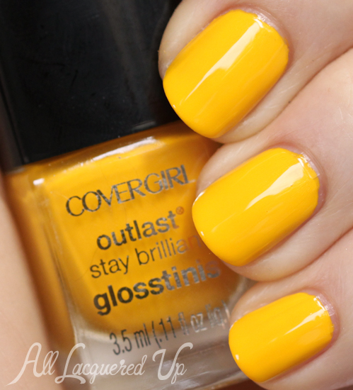 COVERGIRL Lemon Drop Glosstinis nail polish swatch