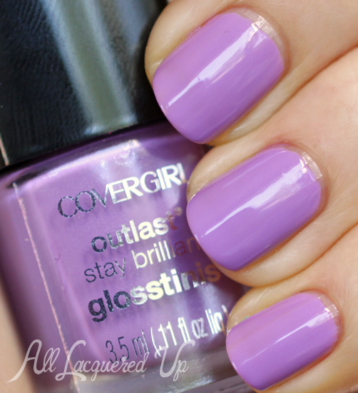 COVERGIRL Purple Freeze Glosstinis nail polish swatch