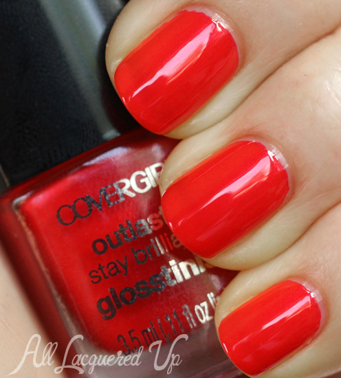 COVERGIRL Sangria Glosstinis nail polish swatch