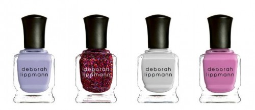 Deborah Lippmann Sephora exclusive nail polish Deborah Lippmann Lilac Win, 99 Luftballoons, Chasing Pavements, She Bop