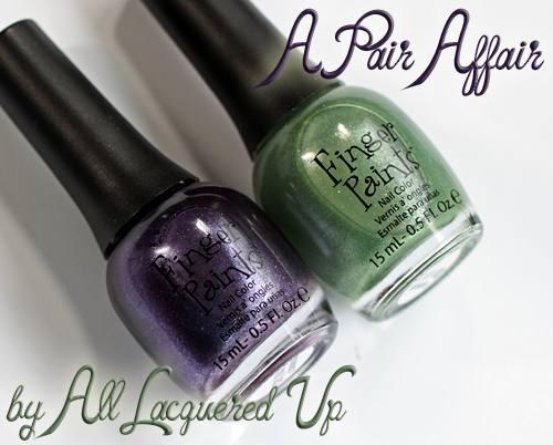 FingerPaints A Grape Catch and Sage It Ain't So from A Pair Affair by All Lacquered Up