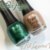 FingerPaints Bare No Secrets and Our Tips Are Tealed from A Pair Affair by All Lacquered Up