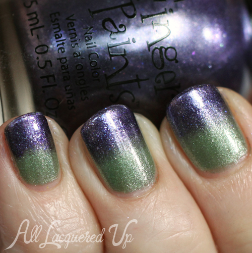 Ombre Gradient Nail Art with Fingerpaints A Pair Affair