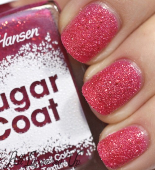 Sally Hansen Sugar Coat Pink Sprinkle nail polish swatch