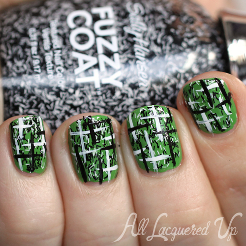 Tweed Nail Art for Sally Hansen #IHeartMyNailArt