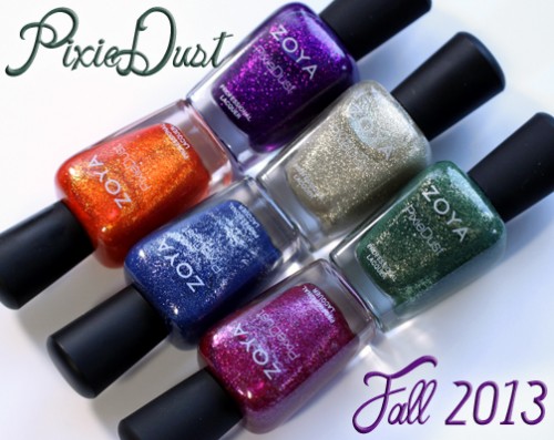 Zoya Fall 2013 PixieDust textured nail polish