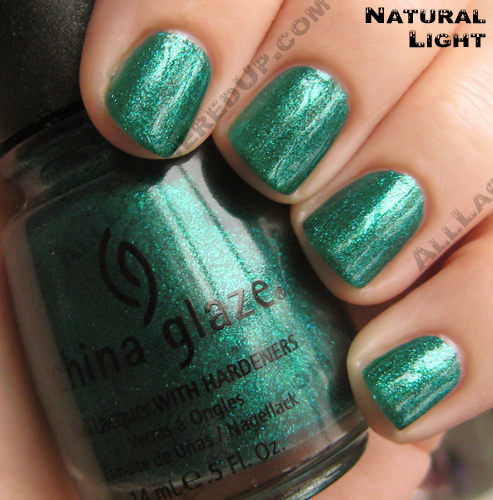 China Glaze Watermelon Rind nail polish swatch