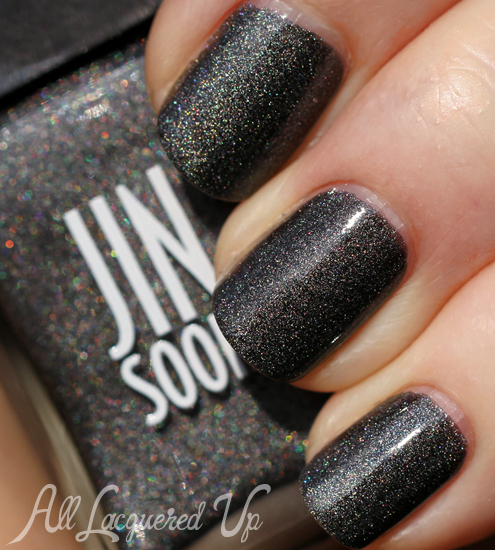 JINsoon Mica holographic nail polish swatch