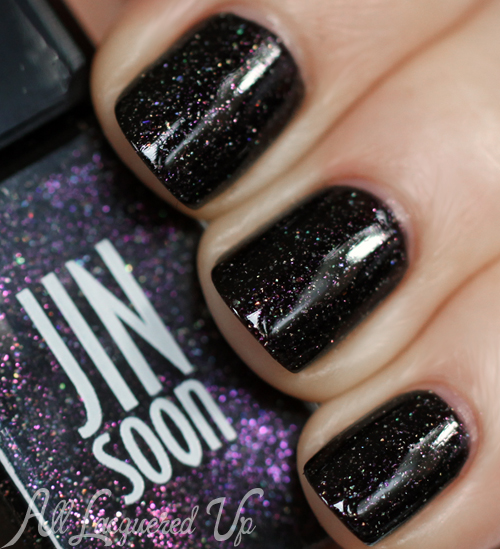 JINsoon Obsidian nail polish swatch