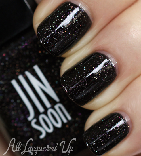 JINsoon Obsidian nail polish swatch