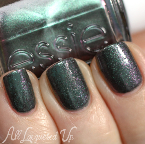 saran wrap manicure nail art essie fall 2013