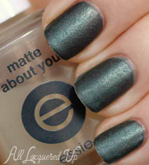 saran wrap manicure nail art essie matte